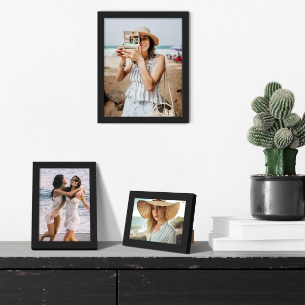 10 Pack Picture Frames Collage Wall Decor for Mounting or Tabletop Display, Photo Gallery Frame Set for Family, Multi Sizes Including 8x10, 5x7, 4x6, Black - Image 3