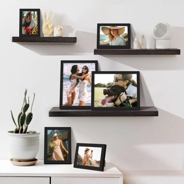 10 Pack Picture Frames Collage Wall Decor for Mounting or Tabletop Display, Photo Gallery Frame Set for Family, Multi Sizes Including 8x10, 5x7, 4x6, Black - Image 5